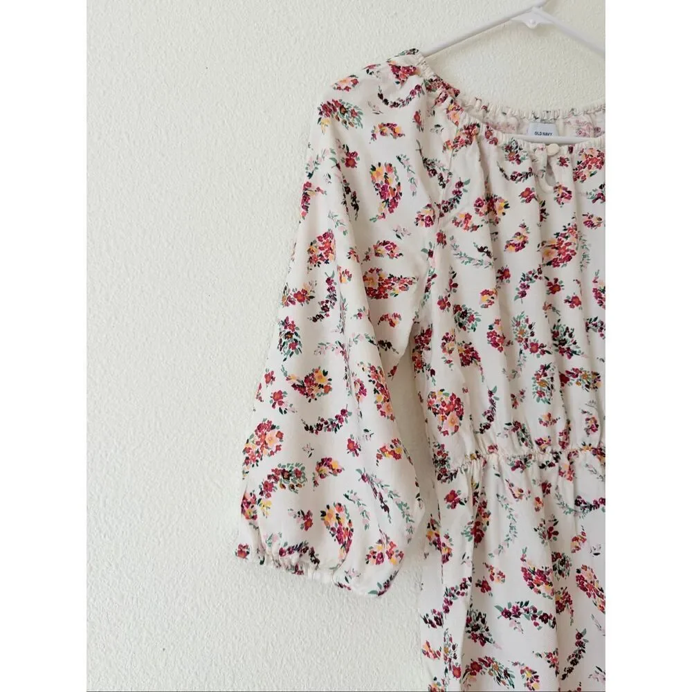 Old Navy Floral Girls Dress size XL(14)
